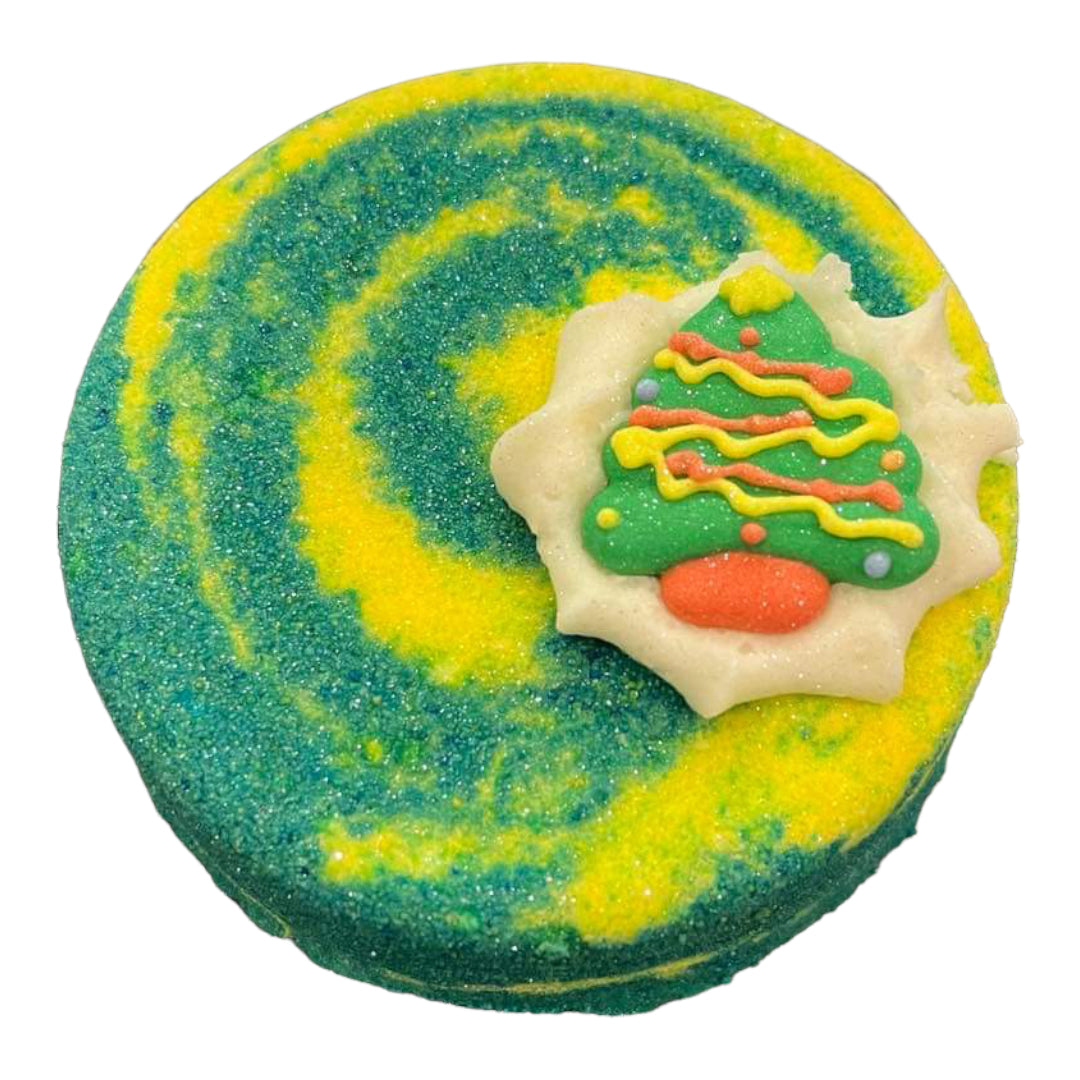 Zesty Christmas Tree Puck