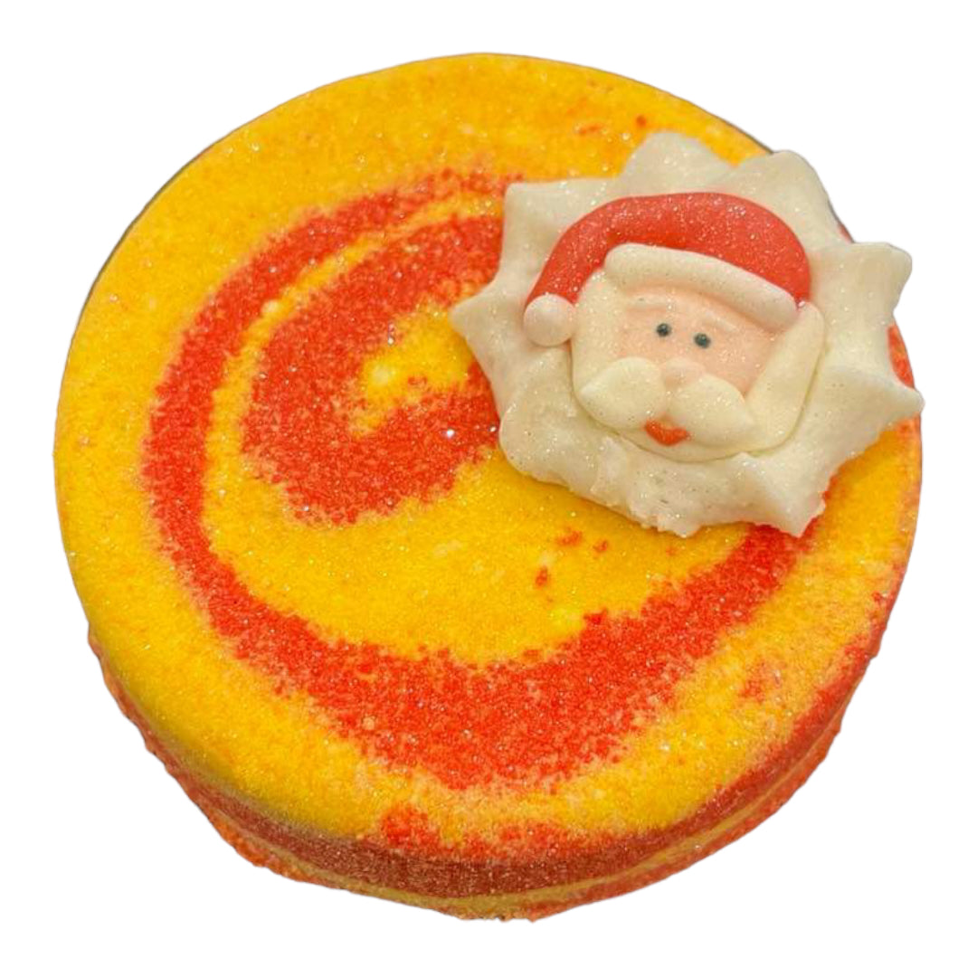 Rhubarb Custard Santa Puck