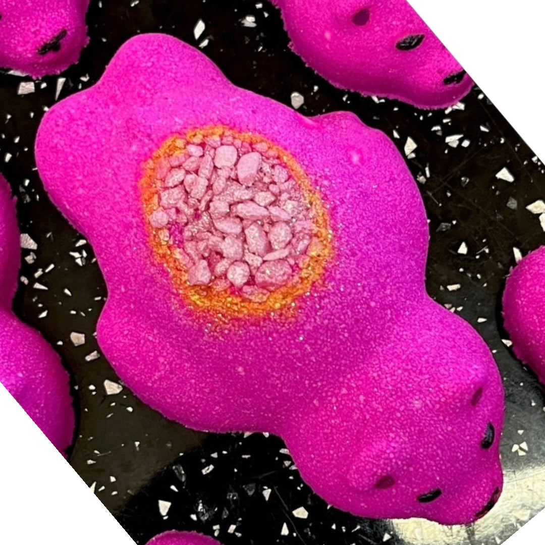 Pink Faerie Geode Bear Bath Bomb