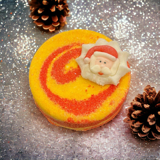 Rhubarb Custard Santa Puck