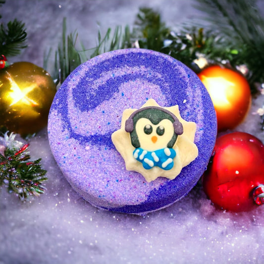 Sugar Plum Penguin Puck