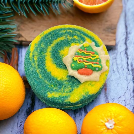 Zesty Christmas Tree Puck