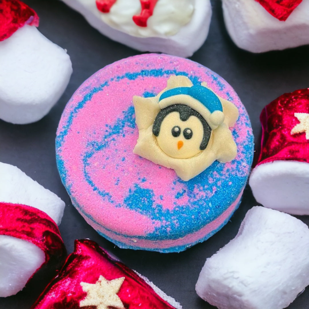 Marshmallow Santa Puck