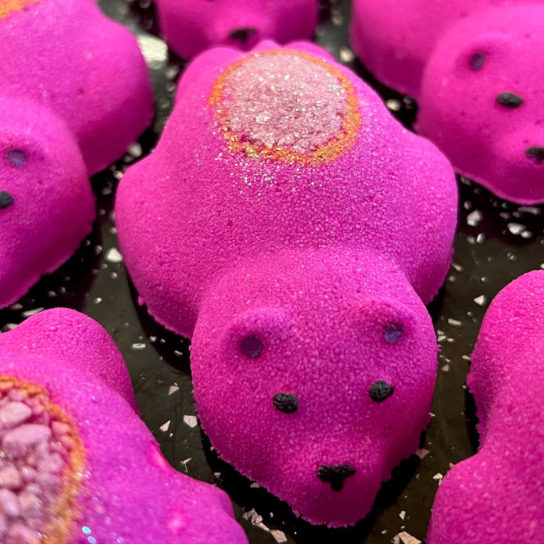 Pink Faerie Geode Bear Bath Bomb