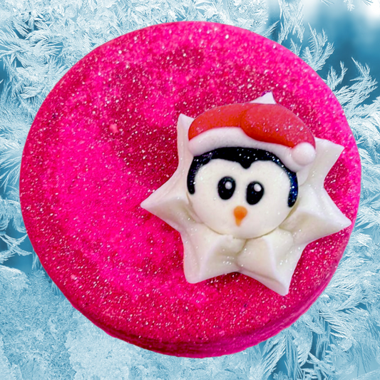 Snow Faerie Penguin Puck Bath Melt Bomb